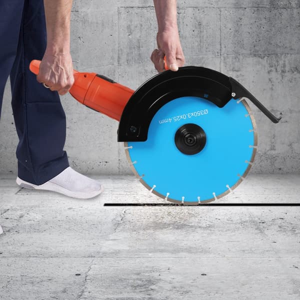 Bärbar Betongsåg, 3000W Effekt, 3800r/min Hastighet, 35cm Sågblad Diameter
