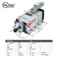 Pikkukuva 2 / 2: 2.2 kW CNC-akseli, ilmajäähdytys, 24000 RPM,2,2 kW 220 V, Ilmailuliitin