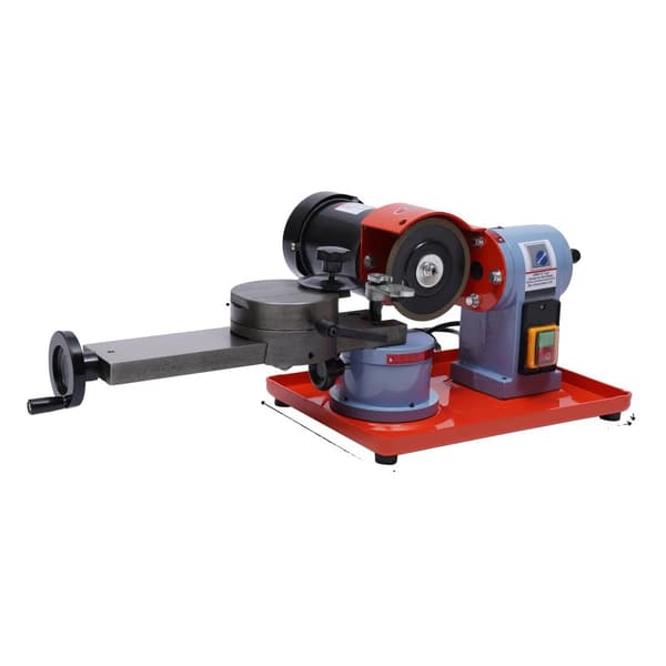 Cirkelsavbladsliber, justerbar hastighed op til 2850 RPM, bred skærevifte 3,15-27,5 tommer,sort
