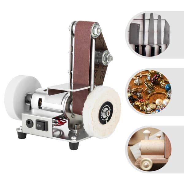 Mini Bæltesliber, Alt Kobber Motor, Justerbar Hastighedskontrol, Kompakt Design