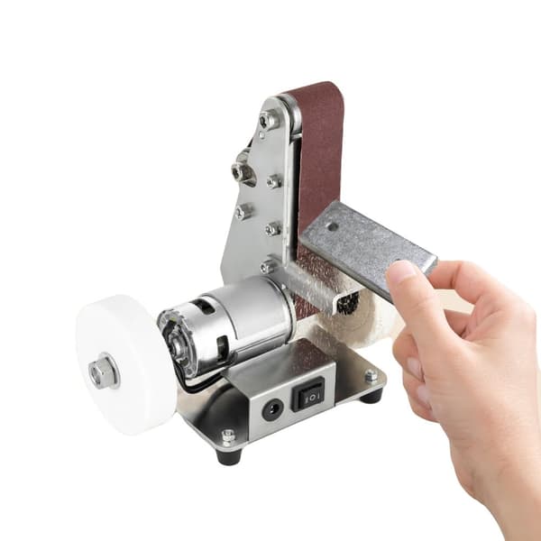Mini Bæltesliber, Alt Kobber Motor, Justerbar Hastighedskontrol, Kompakt Design
