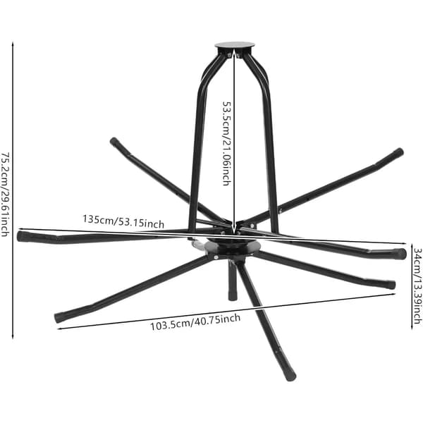 Kaapelijakelija, 200 kg kuormituskapasiteetti, helppo kokoaminen,musta