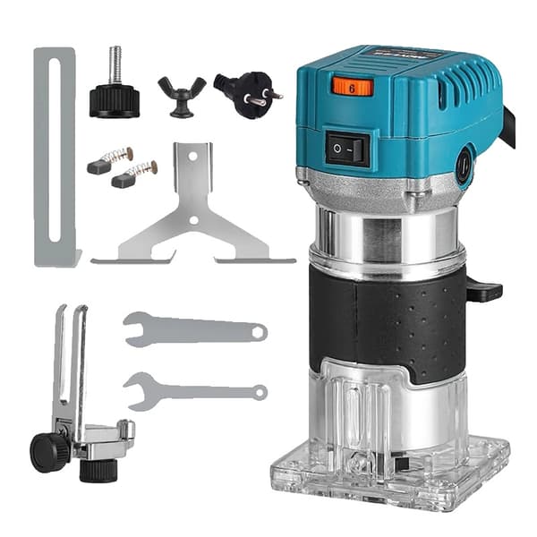 Elektrisk Rute Maskine, 6,35MM Collet, 30000O/MIN Hastighed, 2000W Effekt,Standard