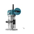 Miniatyrbillede 1 af 2: Træbearbejdning Elektrisk Fræser, 800W Effekt, 6 Hastighedsindstillinger, Børsteløs Fræsning,Ingen batteri