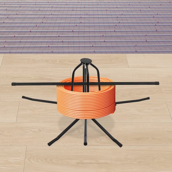 Rörspole-dispenser, 200 kg lastkapacitet, justerbar diameter, hållbar kolstål