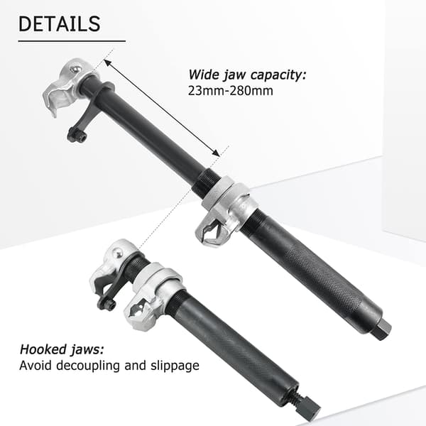 Coil Spring Compressor Værktøj, Justerbar Kæbe Kapacitet, Høj Belastningskapacitet, Holdbart Design