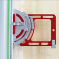 Miniatyrbild 3 av 4: Guidejärn för träbearbetning, flexibelt med säkerhetsbuckle, idealiskt för yrkesverksamma, perfekt för skåp.