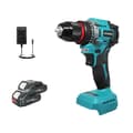 Miniatyrbillede 1 af 2: Trådløs Elektrisk Boremaskine, 21V Børsteløs Motor, 0-2000 Omdrejninger Pr. Minut,2 STK 2,0 Ah batteri, EU