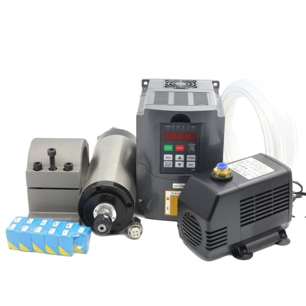 ER16 Vedenjäähdytteinen Spindelimoottori, 1,5 kW Teho, 10-24000 rpm Nopeus,Koko sarja 220V