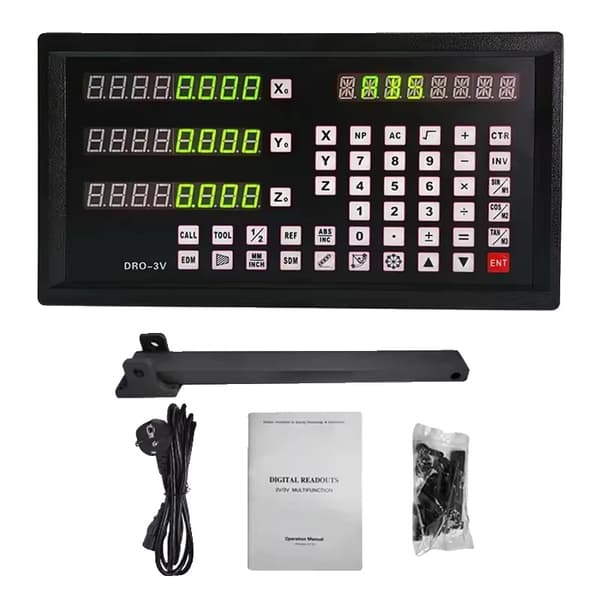 DRO-3V Digitalavläsning, 25VA Effekt, 0.1um Upplösning,DRO-3V