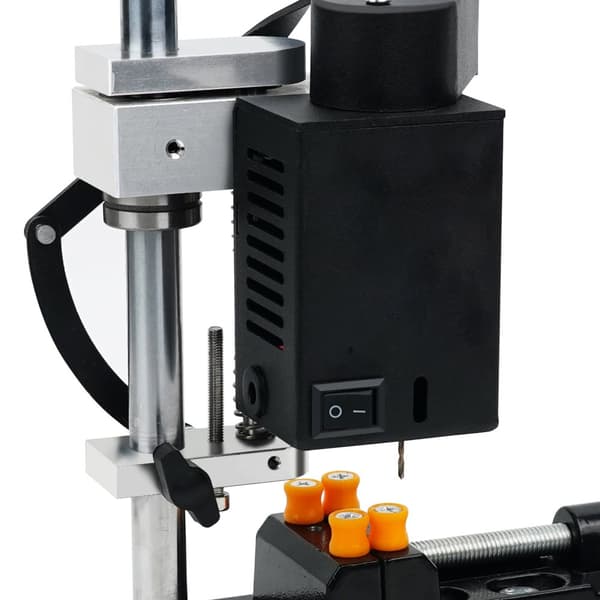 Mini Bænkbor, 200W Motorkraft, Justerbar Spindelhastighed, Kompakt Design