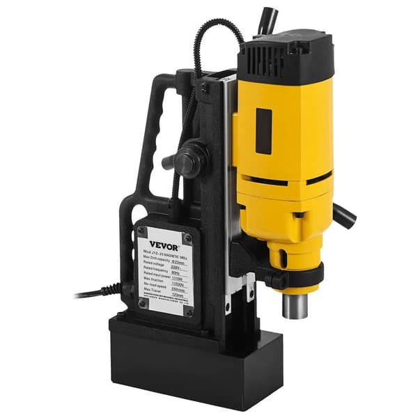 VEVOR Elektrisk Magnetboremaskine, 1200W Effekt, 13500N Magnetkraft, 23mm Maksimal Diameter