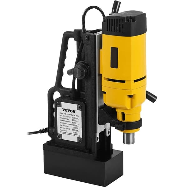 VEVOR Elektrisk Magnetboremaskine, 1200W Effekt, 13500N Magnetkraft, 23mm Maksimal Diameter