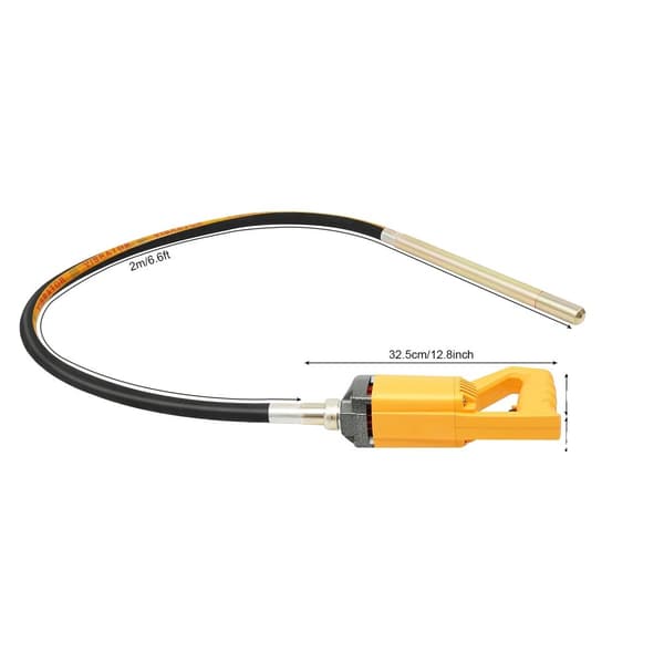 Betongvibrator, 850W effekt, 1m vibrerande axel,1300W 2m axel