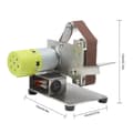 Miniatyrbillede 2 af 2: Mini båndsliber, 150W effekt, 10000 RPM hastighed,Rød