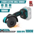 Miniatyrbillede 2 af 2: 100MM Elektrisk Vinkelsliber, Nominel Effekt 1000W, 3 Hastighedsindstillinger,Ingen batteri