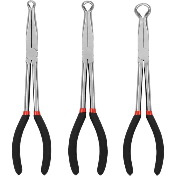 Slangegrebssæt, 11" længde, ergonomisk greb, takket kæber