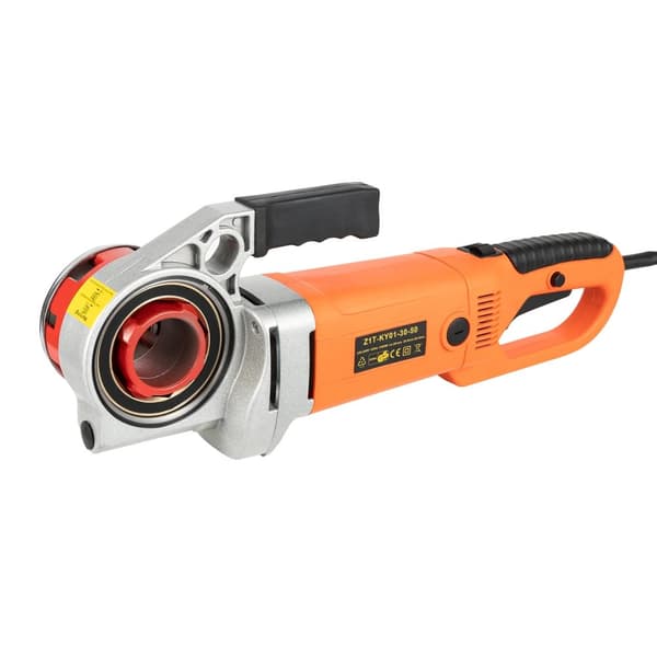 Elektrisk Rørgevindskærer, 2300W Kraftfuld Motor, Ergonomisk Design,Orange