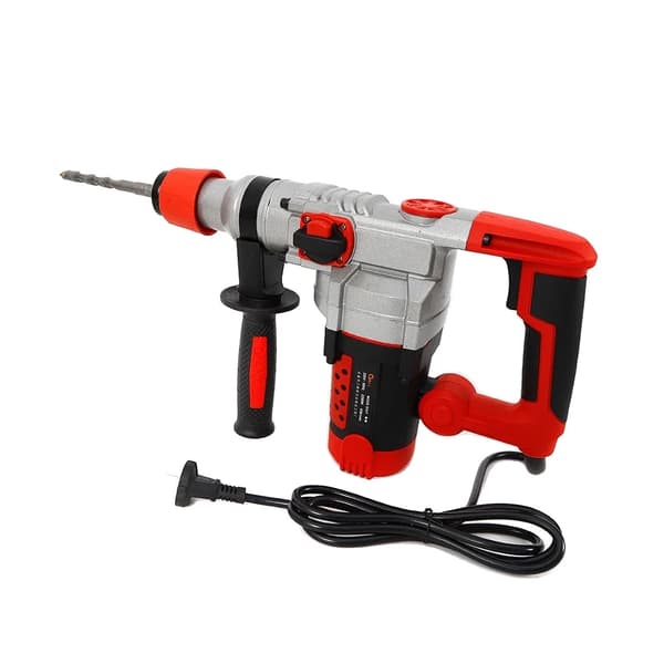 Elektrisk Rotationsrivhammare, 2200W Effekt, 930r/min Hastighet,Röd