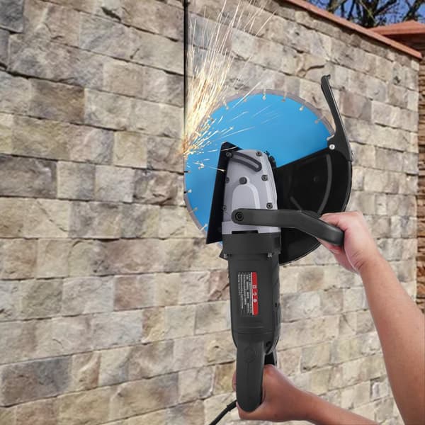 Elektrisk Betongsåg, 3000W Effekt, 3800RPM Hastighet, 135mm Skärdjup