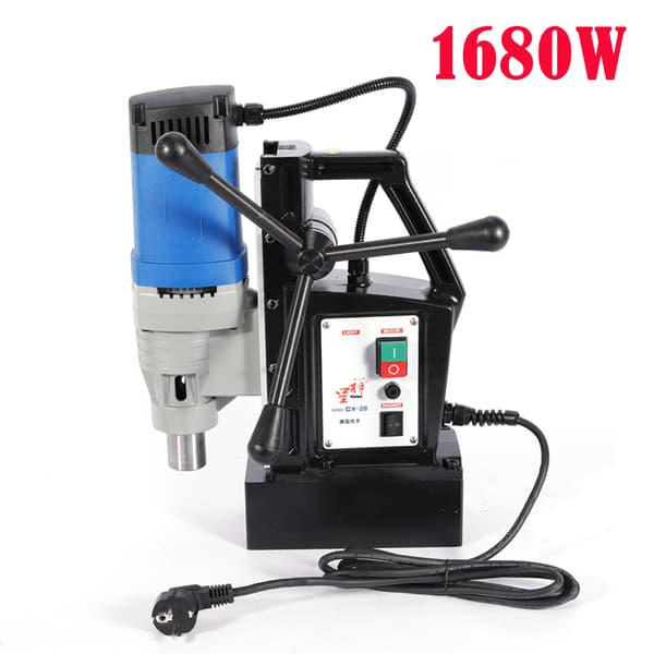 Magnetisk Boremaskine, 1680W Effekt, 3-28mm Boremråde, 13800N Magnetkraft