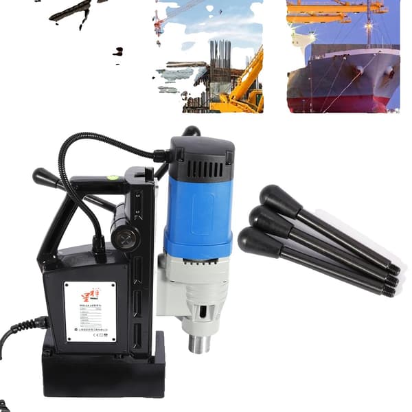 Magnetisk Boremaskine, 1680W Effekt, 3-28mm Boremråde, 13800N Magnetkraft