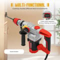 Miniatyrbild 2 av 4: Elektrisk Rotationsrivhammare, 2200W Motor, 0-930 varv/min Hastighet,EU