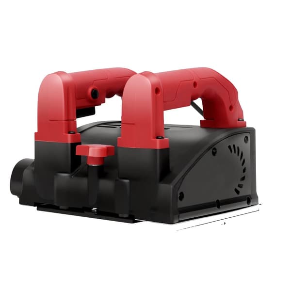 Elektrisk Power Shovel Vægmaskine, 1200W Motor, Justerbar Planingsdybde,Rød