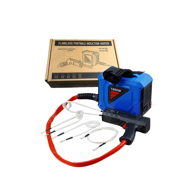Bærbar induktionsvarmer, 1800W udgangseffekt, luftkølesystem,EU stik, 1.8KW