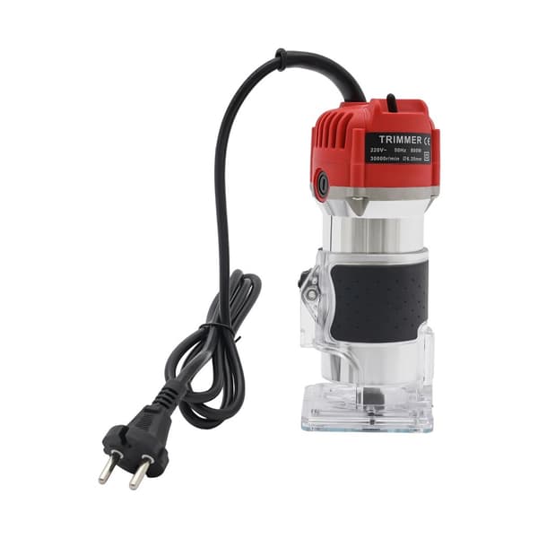 Sähkösirkkeli, 800W Teho, 30000RPM Nopeus, Säädettävä Syvyys,Punainen