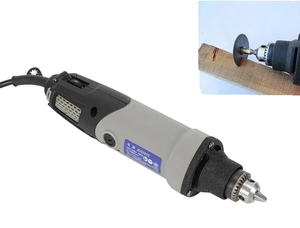 400 W elektrisk sliber, 6 variable hastighedsindstillinger, bred klemrange, kompakt design