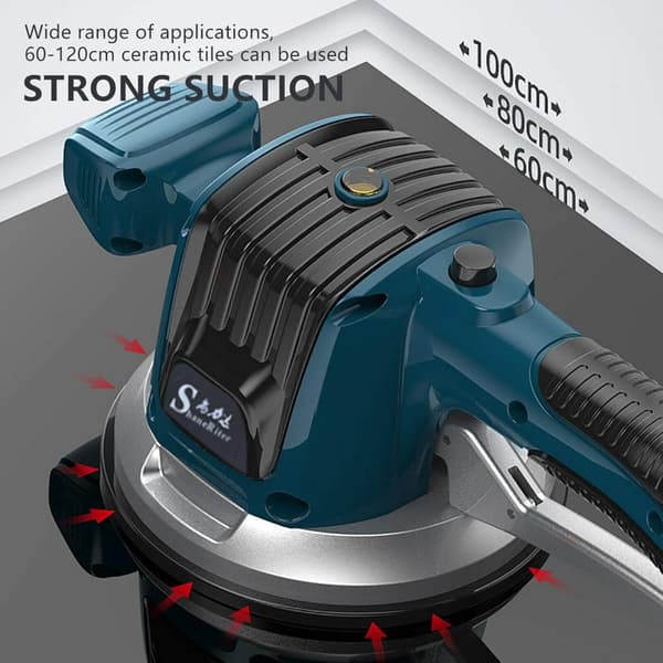 Flisevibrator, 6 justerbare hastigheder, 100 kg adsorptionsstyrke