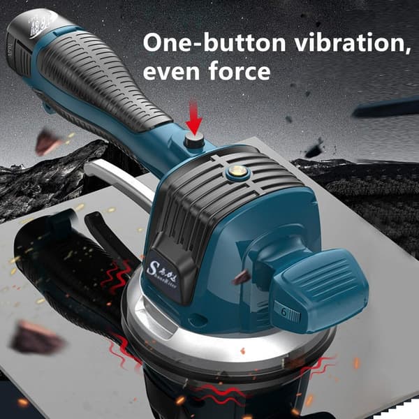 Flisevibrator, 6 justerbare hastigheder, 100 kg adsorptionsstyrke