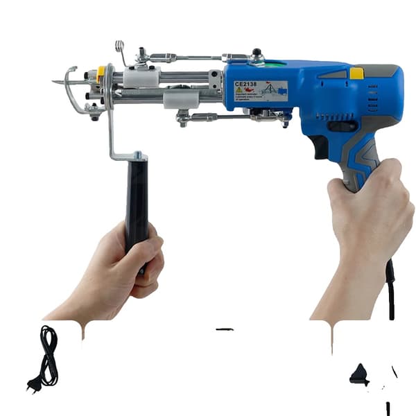 Tufting Gun, Kraftfuld børsteløs motor, Justerbar hastighed 1000-6000 omdr./min,EU -stik