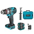 Miniatyrbillede 1 af 2: Børsteløs Elektrisk Boremaskine, 700N.m Maksimalt Drejningsmoment, 20+3 Drejningsmomentindstillinger,2 batteri EU Plug-B