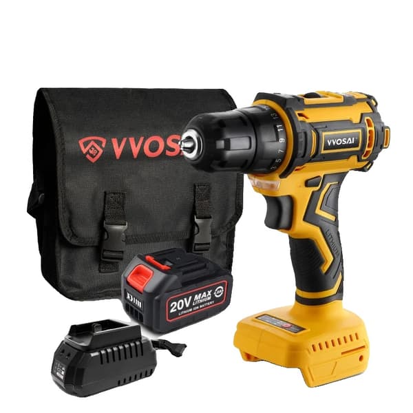 20V Trådløs Boremaskine, 50N.m Moment, Børsteløs Motor,20V WS-7020-B1
