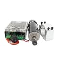 Miniatyrbillede 1 af 2: 500W Luftkølet Spindelmotor, inkluderer 13PCS ER11 Chuck, Præcisionsmonteringsbeslag,pakke5