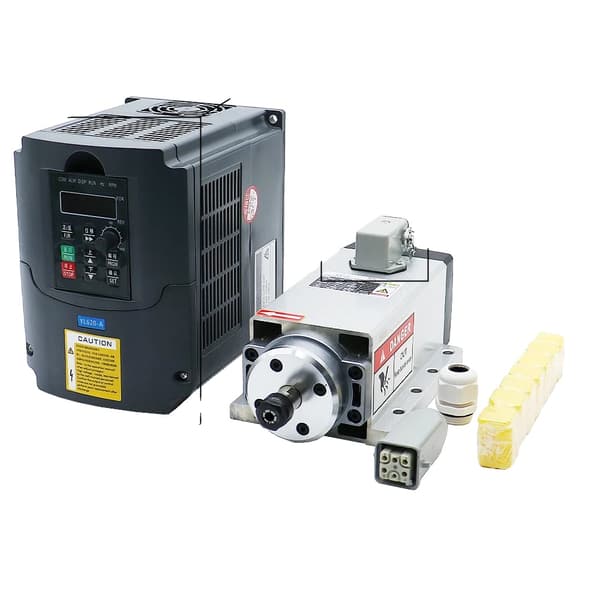 CNC Spindel Kit, 15kw Luftkølet Motor, HY YL VFD Inverter, 220V, luftfart YL kit
