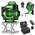 Miniatyrbillede 1 af 2: Laser Niveauværktøj, 4D 16 Linjer, 360 graders selvjusteringsfunktion, EU-stik med stativ