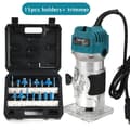 Miniatyrbild 2 av 2: Träbearbetnings Elektrisk Trimmer, 800W Effekt, 30000rpm Hastighet,BLÅ, 220V EU-kontakt