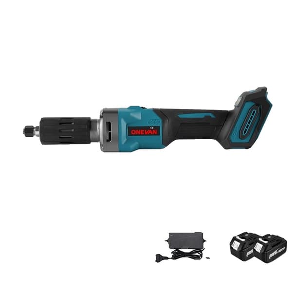 Elektrisk dödsmaskin, 35000RPM borstlös motor, trådlös med 4 växlarjusteringar., 2 Batteri EU-kontakt