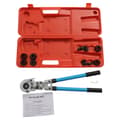 Miniatyrbillede 2 af 2: PEX Crimping Tool, 6T Output, Ergonomisk Greb,Rød
