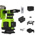 Miniatyrbillede 1 af 2: Grøn Linje Laser Niveau, 16 linjer, Fjernbetjening, IE162 2 batterier
