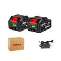 Miniatyrbild 1 av 2: Uppladdningsbart batteri, 18V litium, batteriindikator, 2x388VF med kontakt