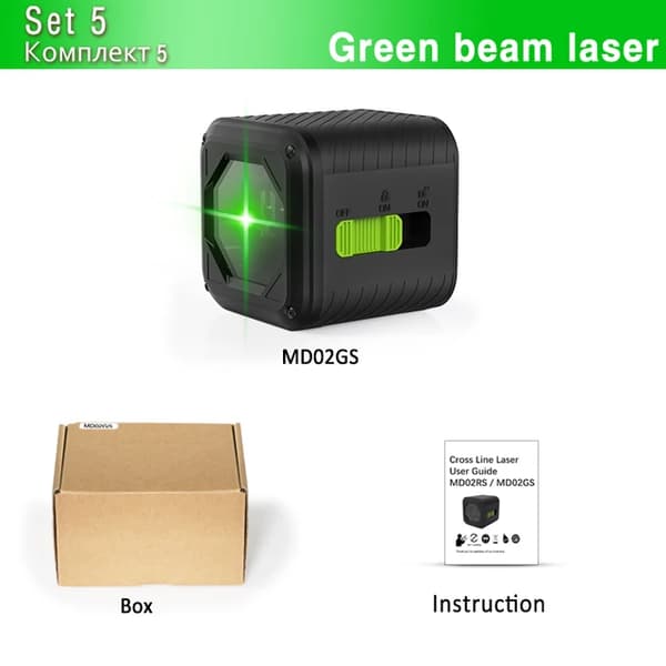 Palm Selvnivellerende Laser Level, Nyt Design, Høj Ydeevne, MD02GS