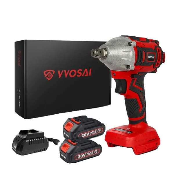 Elektrisk Skruenøgle, Trådløs, Børsteløs Teknologi, 20V WS-L8-C2