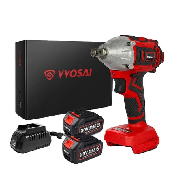 Elektrisk skiftnyckel, trådlös, borstlös teknologi, 20V WS-L8-A2