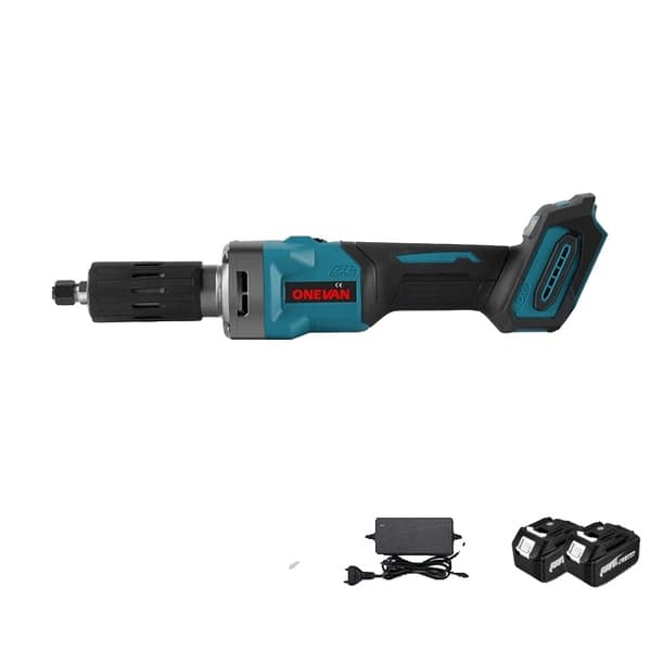 Elektrisk Die Grinder, 35000RPM Børsteløs Motor, Trådløs med Variabel Hastighed, 2 Batteri EU-stik