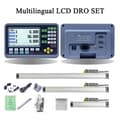 Miniatyrbillede 2 af 2: Digitalt aflæsning, 3-akset LCD-display, 3 stykker lineær skala encoder., GCS908-3 lcd dro sæt