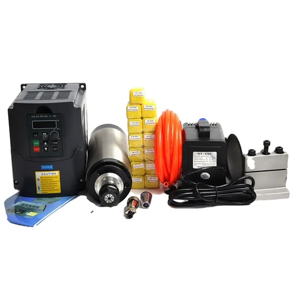 2.2KW Spindle Kits, Høj hastighed 24000rpm, Dual Voltage 110V/220V,2,2 kW spindelsæt, 220V